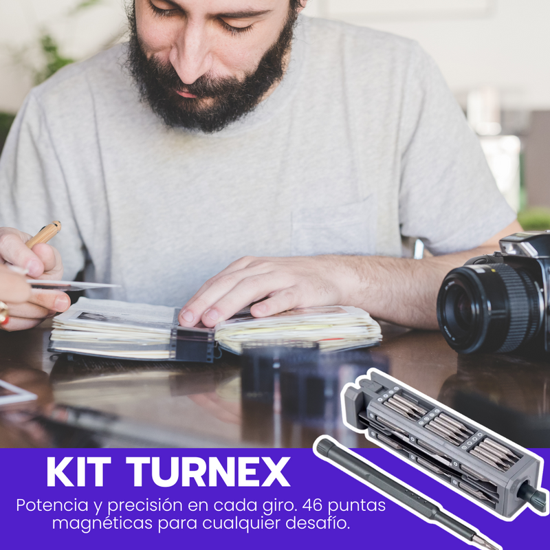¡ÚNICO EN COLOMBIA! KIT HERRAMIENTAS TURNEX