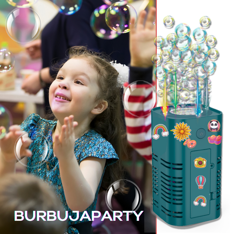 ¡OFERTA! BURBUJA PARTY + PINZAS CARICATURAS