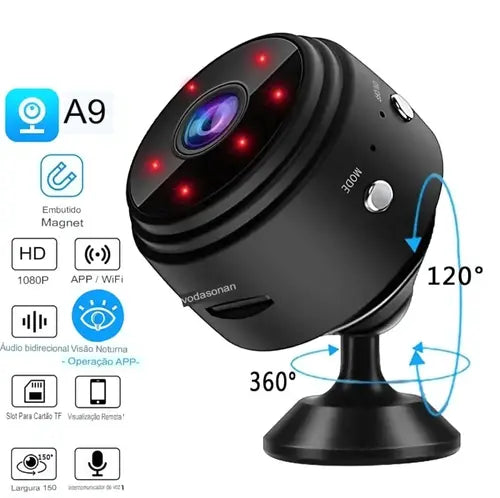 [PAGUE 1, LLEVE 2] PROTECAM360 -  MINI CAMARA ESPÍA WI-FI