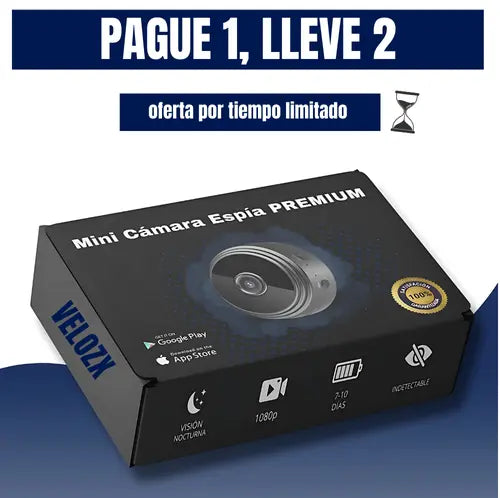 [PAGUE 1, LLEVE 2] PROTECAM360 -  MINI CAMARA ESPÍA WI-FI