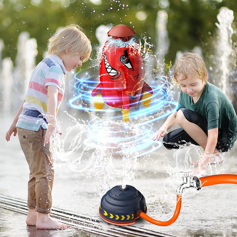 ¡TEMPORADA! ASPERSOR DE AGUA COHETE TOYSHOP