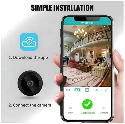 [PAGUE 1, LLEVE 2] PROTECAM360 -  MINI CAMARA ESPÍA WI-FI