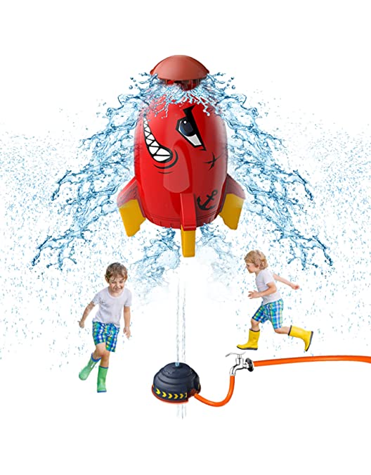 ¡TEMPORADA! ASPERSOR DE AGUA COHETE TOYSHOP