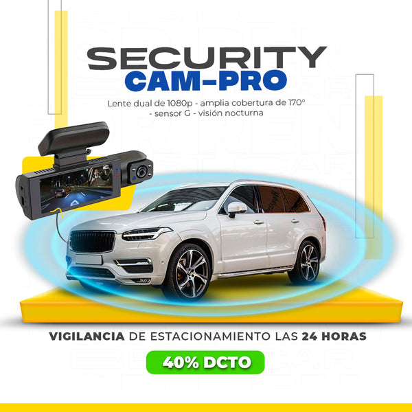 ¡TEMPORADA! SECURITY CAM-PRO + STICKERS REFLECTIVOS